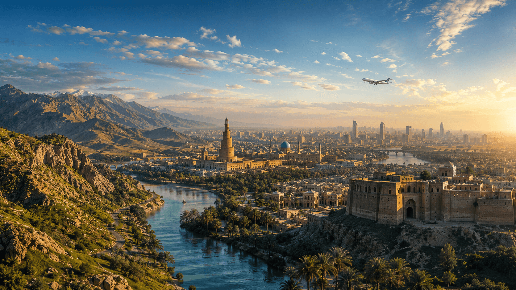 تطبيق رحّال للحجوزات والسياحة، صورة خلفية الصفحة الرئيسية
